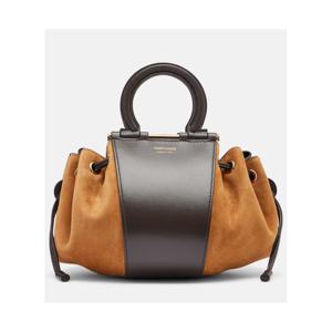 페라가모 Gancio 스몰 스웨이드 버킷백 P01149716