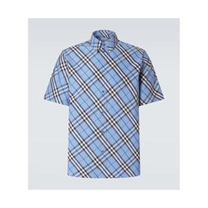 버버리 Burberry Check 코튼 포플린 셔츠 P01170972