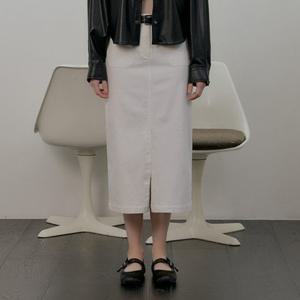 [코데즈컴바인] 옵션벨트 아웃포켓 워싱스커트 (CLA-SK501W2)