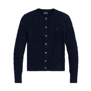 폴로 랄프로렌 여성 포니로고 자수 케이블 가디건 네이비 211891643002