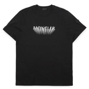 몽클레어 남성 로고 프린팅 코튼 반팔(블랙) 8C00022 89AYW 999