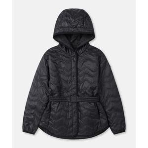 코오롱스포츠 KOLON SPORT 여성 키퍼 벨티드 후드 패딩 재킷 TVJJS26402BLK 387541