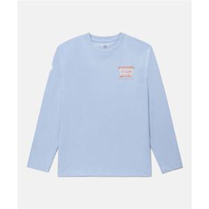 데상트 오버핏 그래픽 긴팔 티셔츠 스카이 블루(SQ123UTL31) SQ123UTL31_SKY0 360192