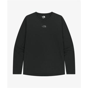 노스페이스 NT7TR55J 화이트라벨 스텝업 긴팔 라운드티 BLACK 255385