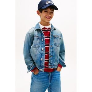타미힐피거키즈K 플래그 빈티지 데님 트러커 재킷 (T42G0QJC010BT1)