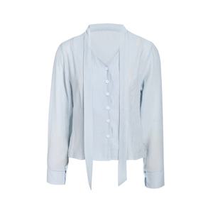 [제이제이 지고트]타이 브이넥 쉬어 블라우스 GS4N0BL471