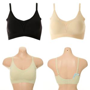 노와이어 심리스 브라탑 브라렛 조임없이 편한 후크형 브라 [VBRS924]