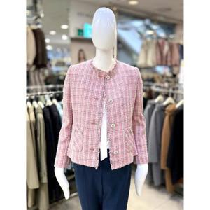 조이너스 세이브존01 라운드넥 트위드 숏 재킷 JAFS2WJK010