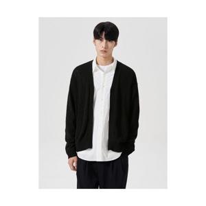 에잇세컨즈 8SECONDS 와이넥 집업 카디건 블랙 (42485AAY45) 42485AAY45 404712