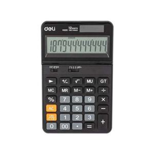 DELI 계산기 EM320 블랙 12자리