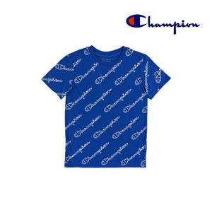 [챔피온키즈]Champion 로고 반팔티셔츠(8495CB_BL)