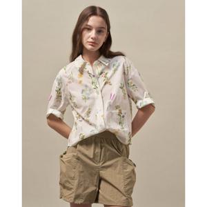 [올리비아로렌]플라워 프린트 블라우스_VVCNS5M4392