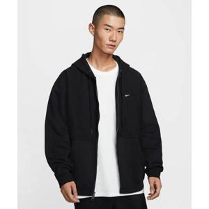 나이키 NIKE 솔로 스우시 풀집 플리스 후디 M - 블랙 블랙 화이트 HV1085-010 408483