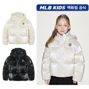 [엠엘비키즈] MLB키즈 프리즘 걸스 글로시 모노그램 숏패딩 (7FDJM0956) 7FDJM0956000