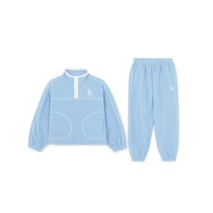 MLB키즈 아웃도어 걸즈 폴라폴리스 맨투맨 세트 (7FS2B265607BLL)