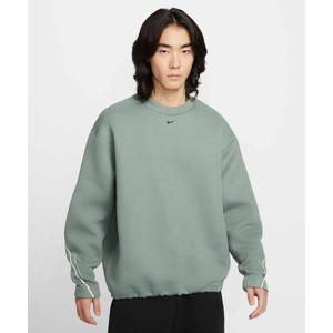 나이키 NIKE 테크 플리스 루즈 핏 크루 M - 클레이 그린 블랙 HV6538-364 408914