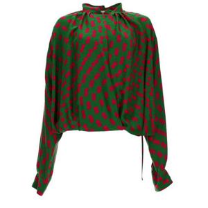 드리스 반 노튼 블라우스 010744 3114604 GREEN