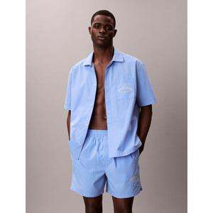 [캘빈클라인 언더웨어] (NM3010-CJT)남성 코튼 포플린 그래픽 반팔 버튼다운 NM3010CJ