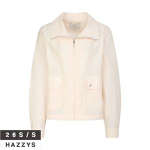 헤지스여성 HSJU6B402 경량 린넨혼방 숏 점퍼