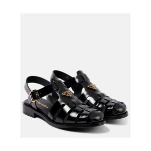 프라다 브러시드 레더 피셔맨 샌들 P01010525