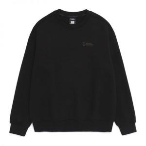 내셔널지오그래픽 N261USW901 그리핀 세미오버핏 맨투맨 BLACK 447790
