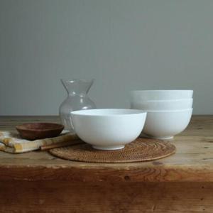 아트박스/로코리빙 본차이나 화이트 면기 4p세트