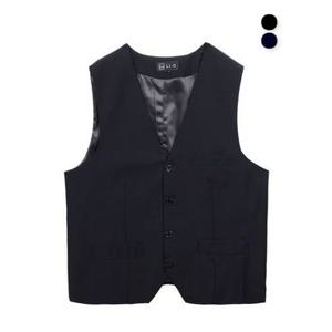 [노블진]V넥정장조끼 남성 싱글 브이넥 정장 조끼 남자 하객룩 베스트 빅사이즈