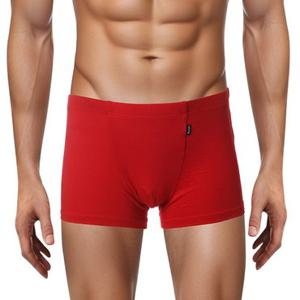 [백화점][비비안(언더웨어)](레드)젠토프 리오셀 천연섬유 솔리드 남성 사각 드로즈 팬티PT3914D