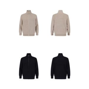 [ANDZ] 앤드지 25 FW 투톤 하이넥 집업 가디건  2종 1택 (BHF4EC1109)