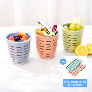 인블룸 샐러드/다이어트 도시락/후르츠팟 3개 세트 [더그레잇 썬데이 5~6일 얼음틀 18구 1개 증정]