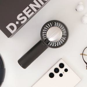 [무케] 디센느_아이스 냉각 미니 손선풍기 휴대용 딥브라운