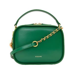 [에스콰이아]신상 심플 스퀘어 모던 컬러 핸드백 토트 크로스백 ECCFHB701GR