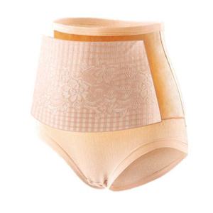 여자 하이웨스트 복부 털 안감 워머 힙업 보정 팬티