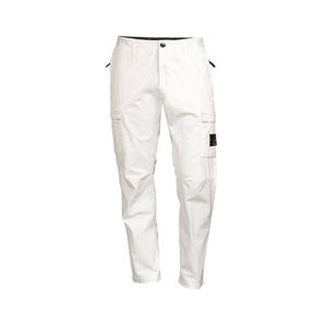 스톤아일랜드 와펜 포켓 카고 팬츠 화이트 남성 761531603 V0001