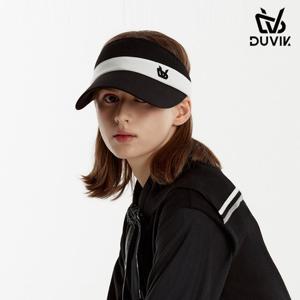 듀빅 여성 스포티 배색포인트 썬바이저 DE2WAP723BK