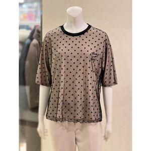 벨리시앙 세이브존01 메쉬 도트 블라우스(2color) BL3204