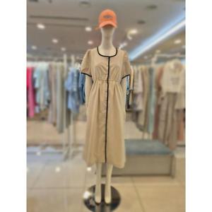 부루앤쥬디 세이브존03 부루앤쥬디  배색 라인 스퀘어 원피스 SAVBBKBQHDR014P