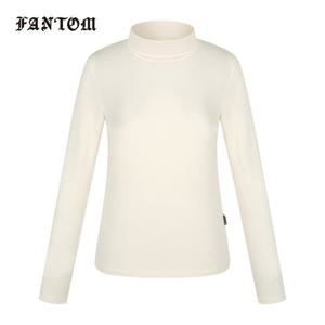 [팬텀] 여성 베이직 반목 긴팔이너티셔츠 221D3TI102_IV