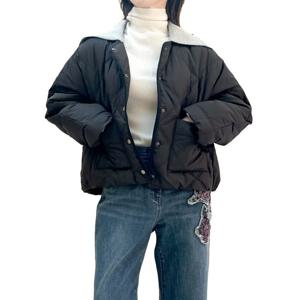 [비꼴리끄]퀼팅 니트 카라 자켓 B244PJ2080