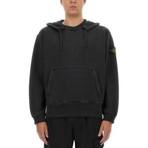 스톤 아일랜드 후드 티셔츠 791566455 V0129 BLACK DOM