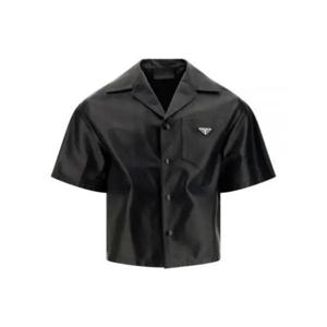 프라다 반팔 셔츠 UPC176 1WDV F0002 BLACK DOM