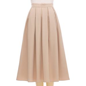 FOCUS  뒤밴딩핀턱플리츠롱스커트 PBBF5S1SK8011