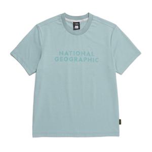 내셔널지오그래픽N252UTS820 빅로고 그래픽 반팔 티셔츠 KHAKI GREEN