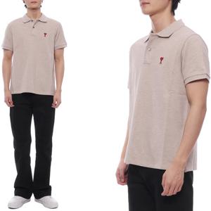 [아미] 24SS 남성 하트 로고 폴로 반팔티셔츠 (UPL001 760 2712 M 24S)