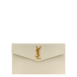 생로랑 클러치 파우치 5657391GF0J9207 White