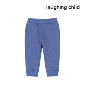 [래핑차일드]무릎 패치 스웨트 팬츠(89C2540201_BL)
