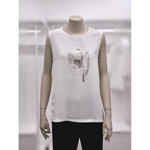 프렐린 세이브존02 민소매 프린트 블라우스 RTP252150