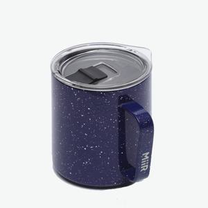 미르 캠프컵(슬라이드 뚜껑) 12oz - 블루 스페클
