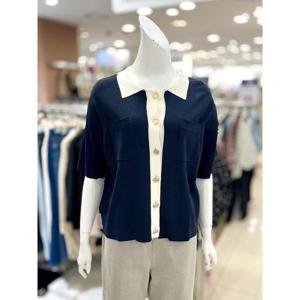 소고 세이브존01 카라넥 반팔 니트 티셔츠 AI2TA08