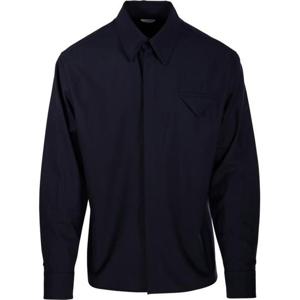 보테가베네타 파인 울 셔츠 703578 V4XP0 4246 MIDNIGHT BLUE DO